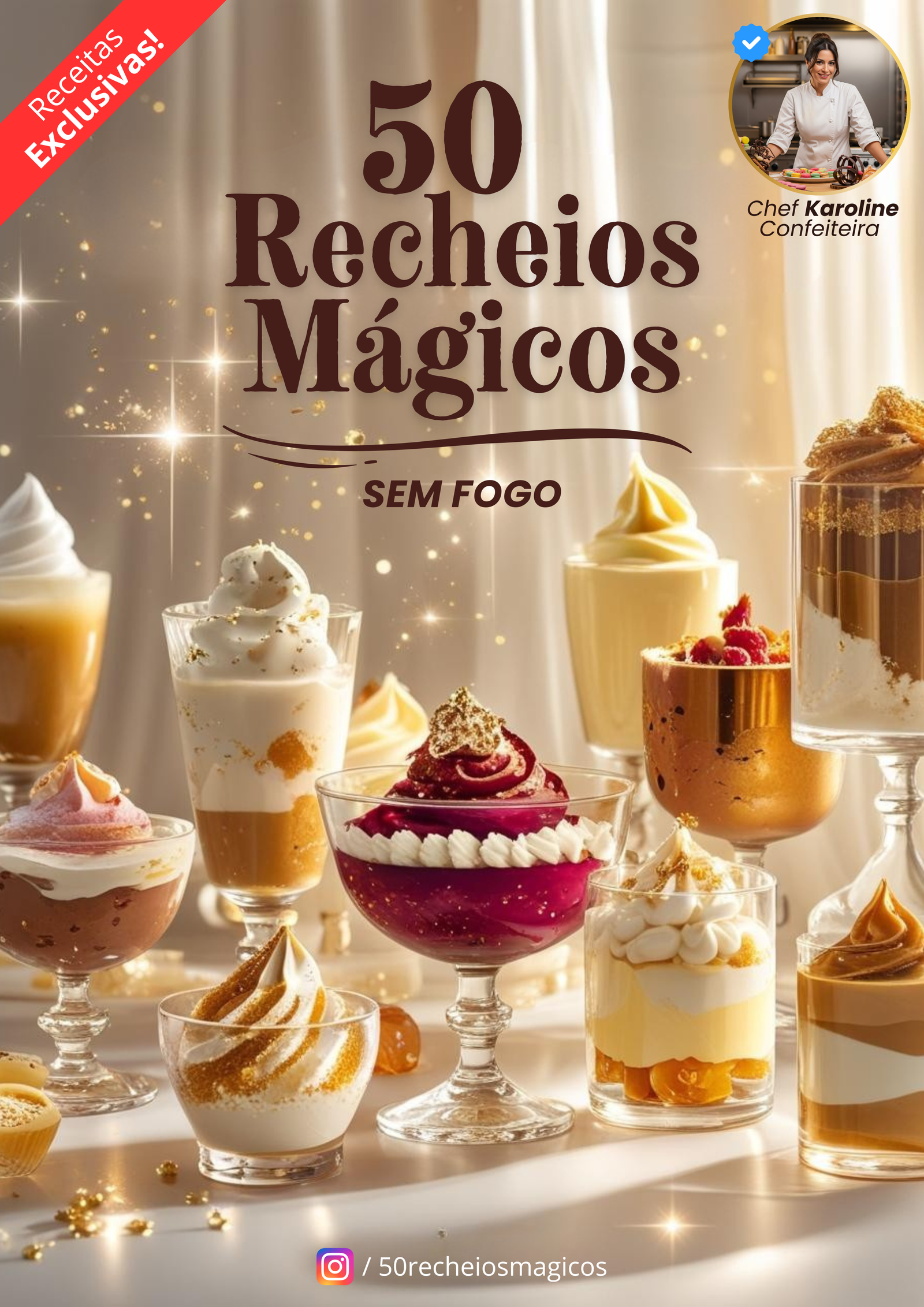 Capa do Ebook 50 Recheios Mágicos Sem Fogo